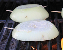 how to grill onions