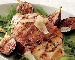 Prosciutto-Wrapped Chicken with Fig-Balsamic Glaze